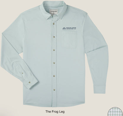 Forcum Lannom '26 Poncho Ultra-Lite Patterned Dress Shirt