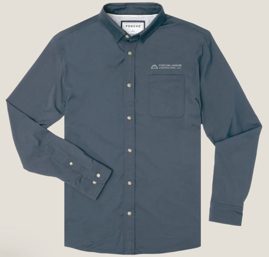 Forcum Lannom '26 Poncho Ultra-Lite Long Sleeve Dress Shirt
