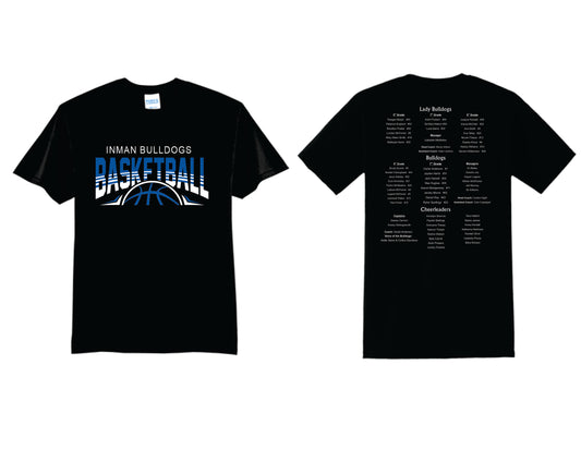 Inman Middle School Basketball Black Short Sleeve