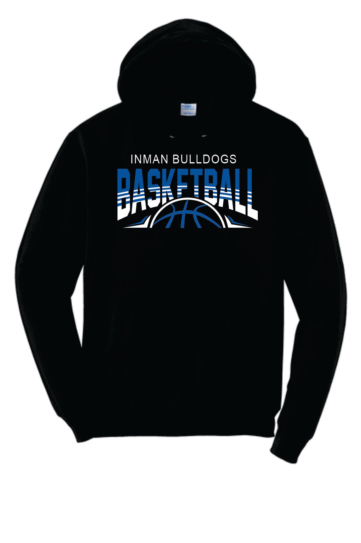 Inman Middle School Basketball Black Hoodie