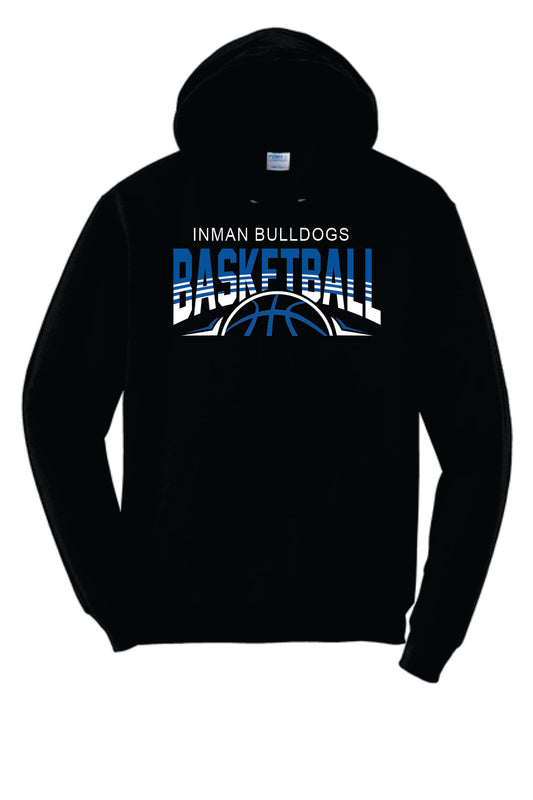 Inman Middle School Basketball Black Hoodie