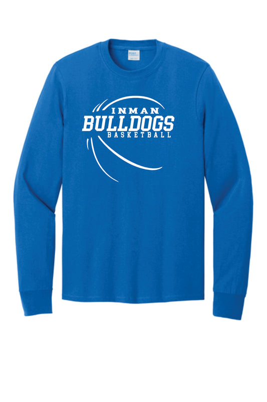 Iman Middle School Basketball Blue Long Sleeve