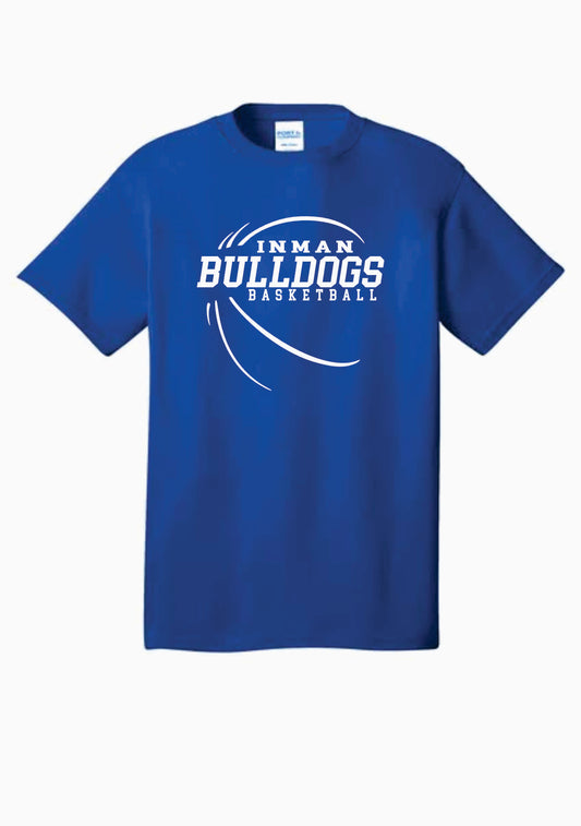 Iman Middle School Basketball Blue Short Sleeve