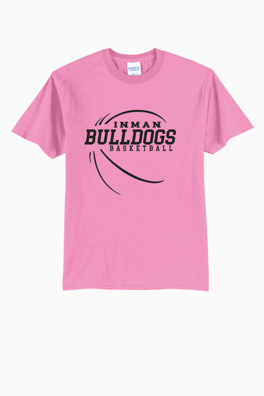 Inman Middle School Basketball Pink Short Sleeve