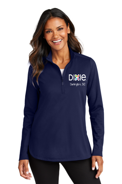Dixie Darlington Port Authority Double Knit 1/4 Zip