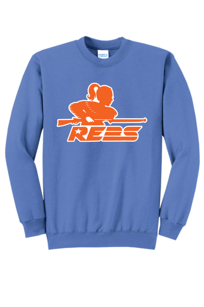 Lady Rebs Girl Logo Crewneck Sweatshirt