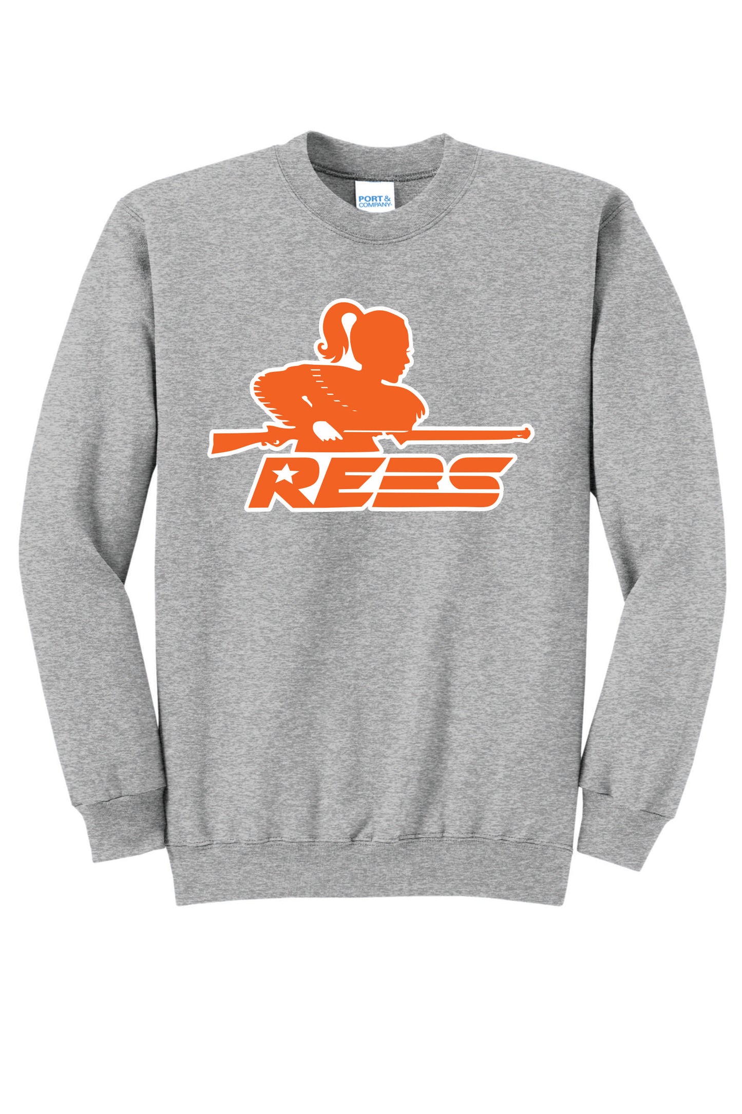 Lady Rebs Girl Logo Crewneck Sweatshirt