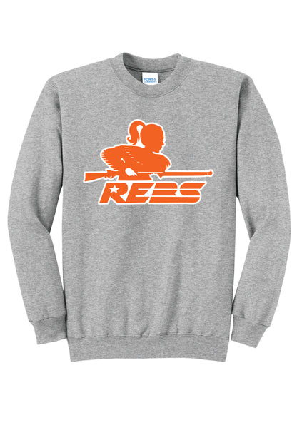 Lady Rebs Girl Logo Crewneck Sweatshirt