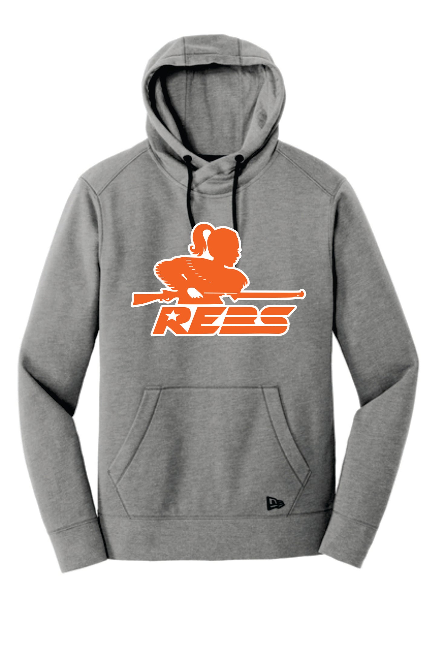 Lady Rebs Girl Logo New Era Hoodie