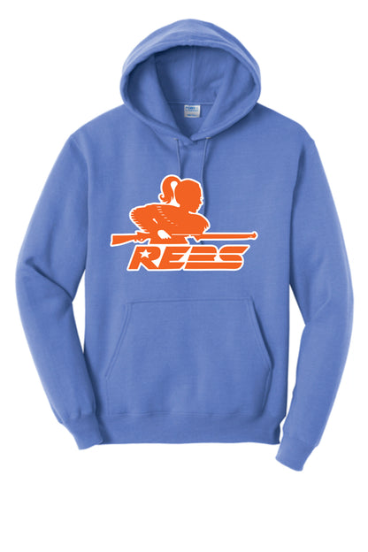 Lady Rebs Girl Logo Hoodie