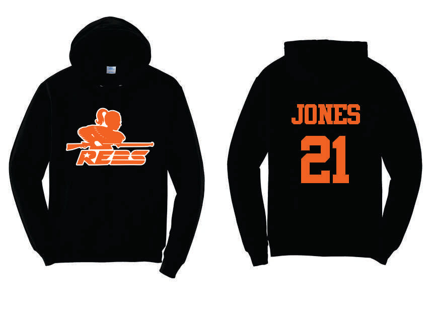 Lady Rebs Girl Logo PLAYER Hoodie