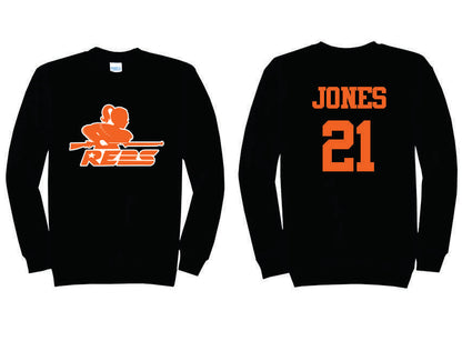 Lady Rebs Girl Logo PLAYER Crewneck