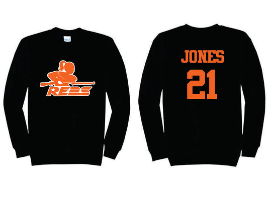 Lady Rebs Girl Logo PLAYER Crewneck