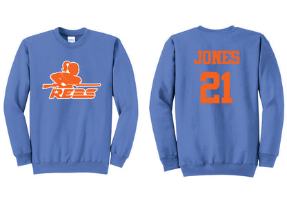 Lady Rebs Girl Logo PLAYER Crewneck