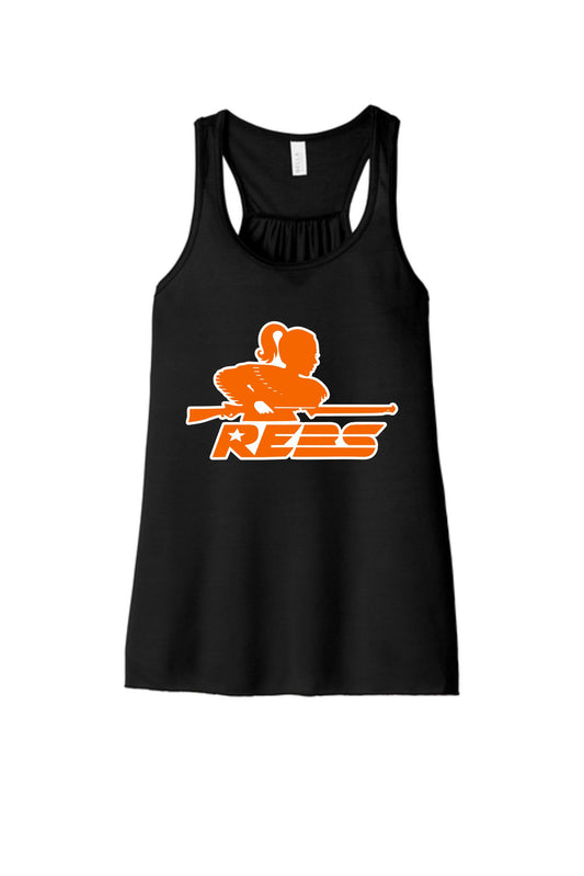 Lady Rebs Girl Logo Bella Tank