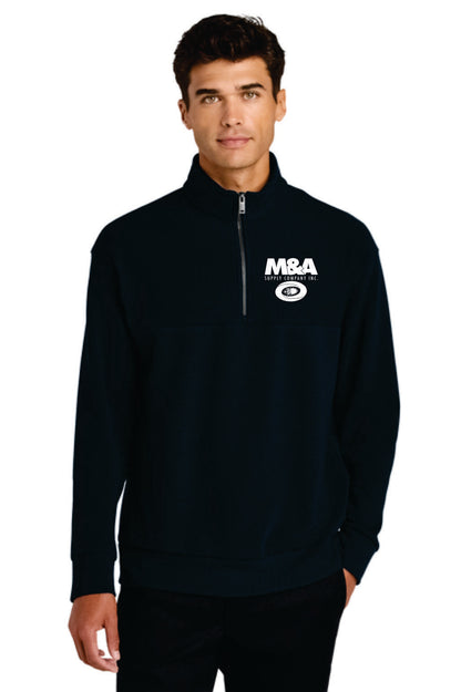 M&A Mercer+Mettle Linear Texture 1/4 Zip