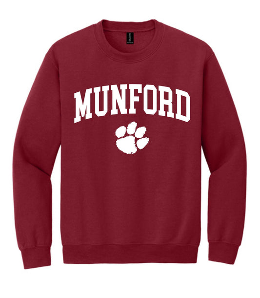 Munford Crewneck Sweatshirt Cardinal