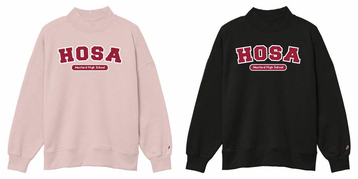Munford HOSA High School Mock Neck