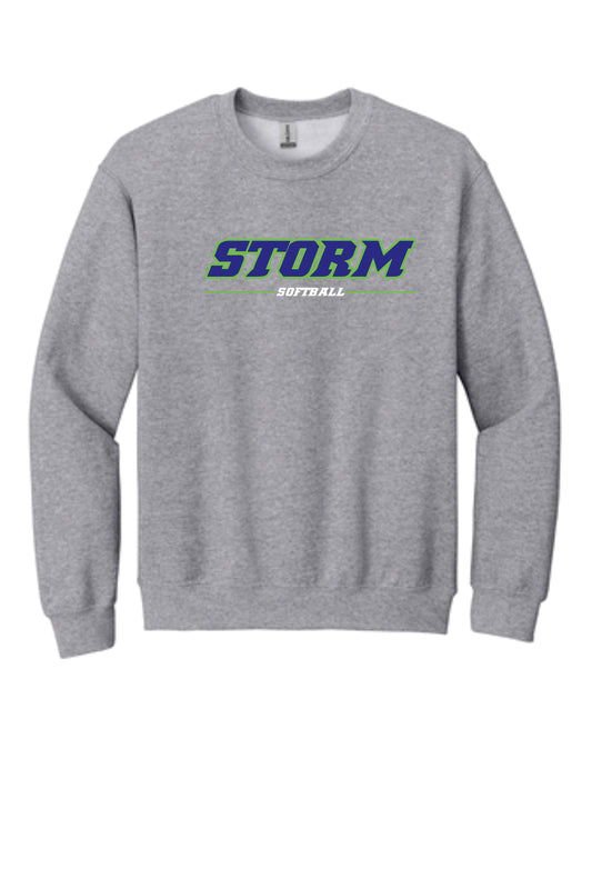 Storm Softball 2025-Sport Grey Crewneck