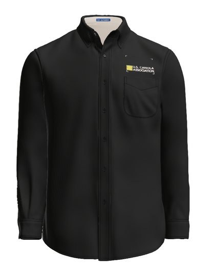 US Canola Men's Long Sleeve Easy Care Shirt