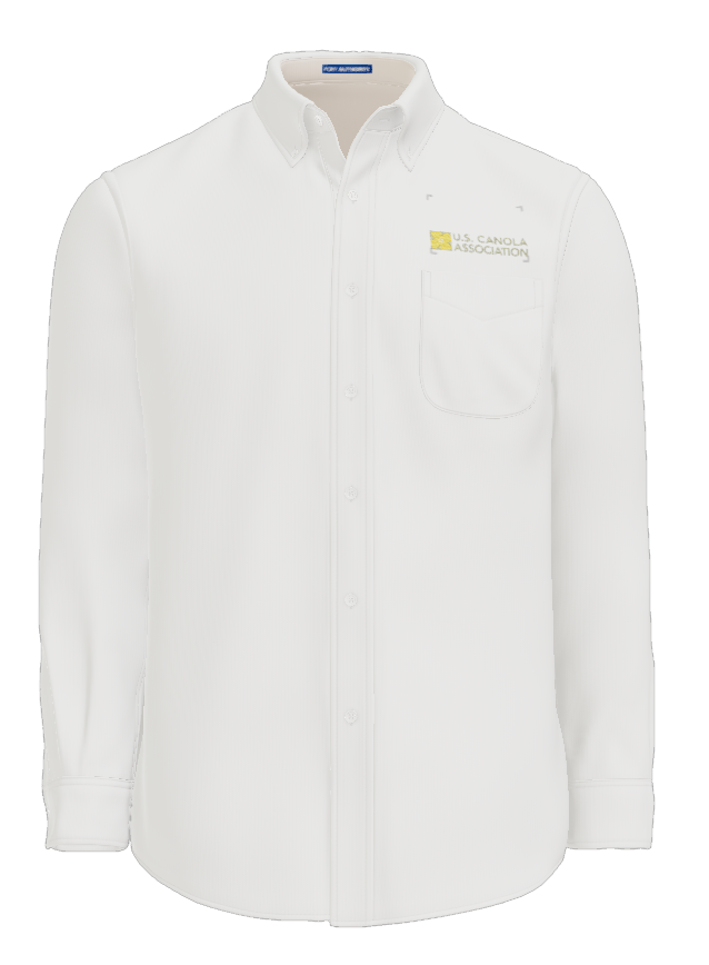 US Canola Men's Long Sleeve Easy Care Shirt