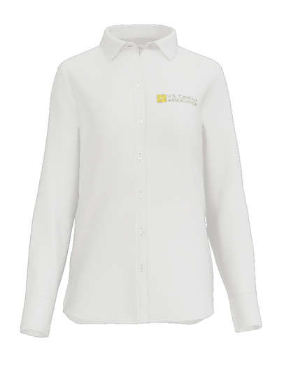 US Canola Brooks Brothers Women's Wrinkle Free Stretch Nailhead Shirt