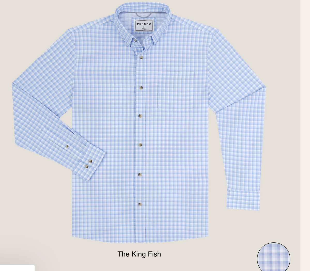 Forcum Lannom '26 Poncho Ultra-Lite Patterned Dress Shirt