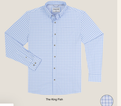 Forcum Lannom '26 Poncho Ultra-Lite Patterned Dress Shirt
