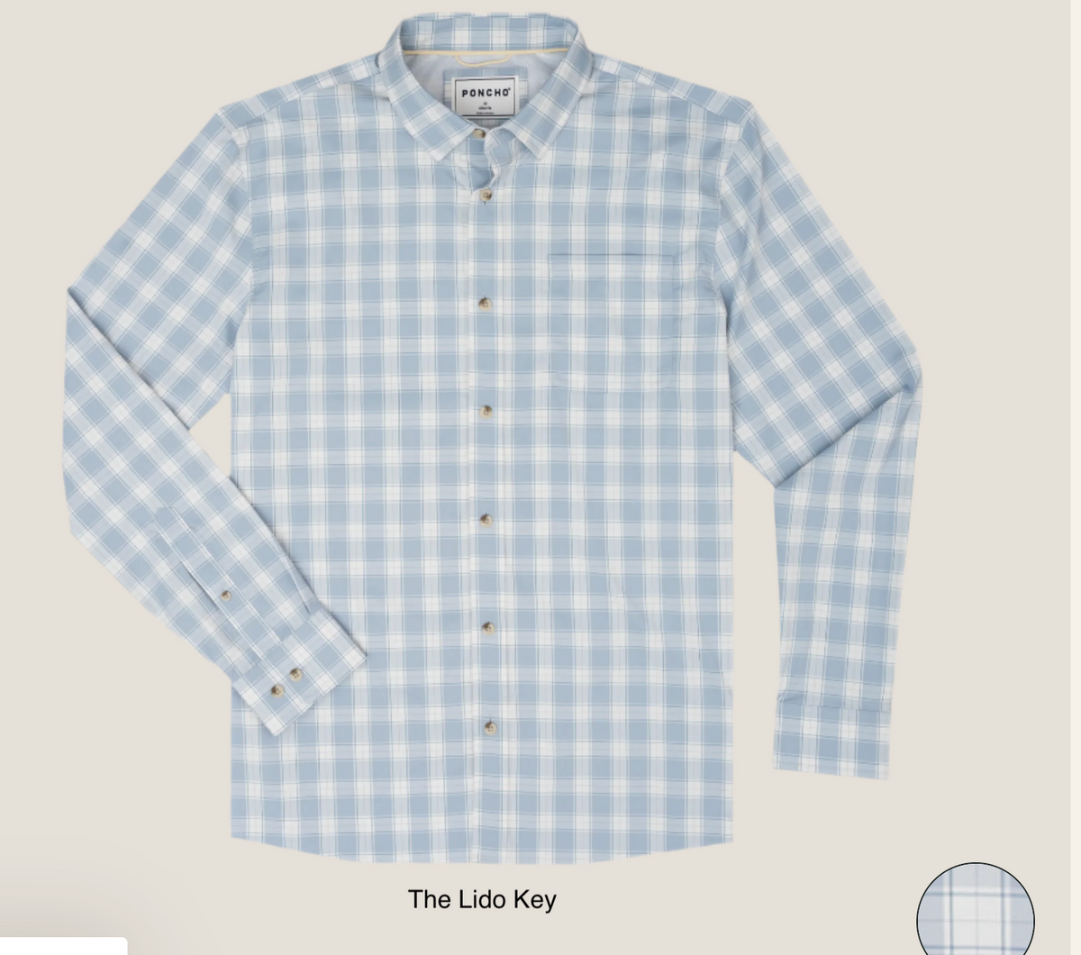 Forcum Lannom '26 Poncho Ultra-Lite Patterned Dress Shirt
