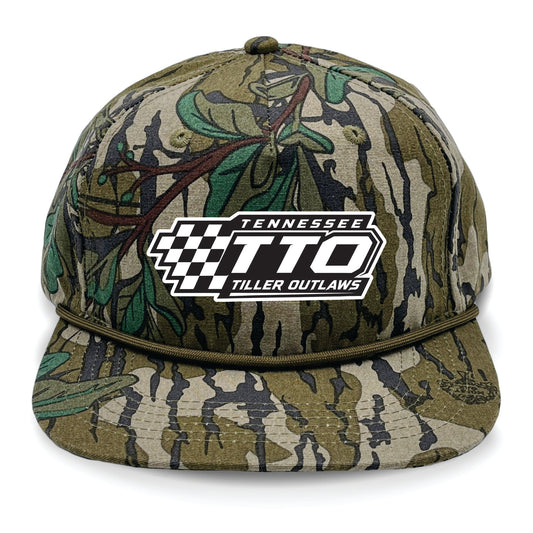TN Tiller Outlaws Mossy Oak Greenleaf Camo Hat
