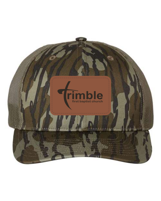 Trimble FBC Camo Leather Patch Hat