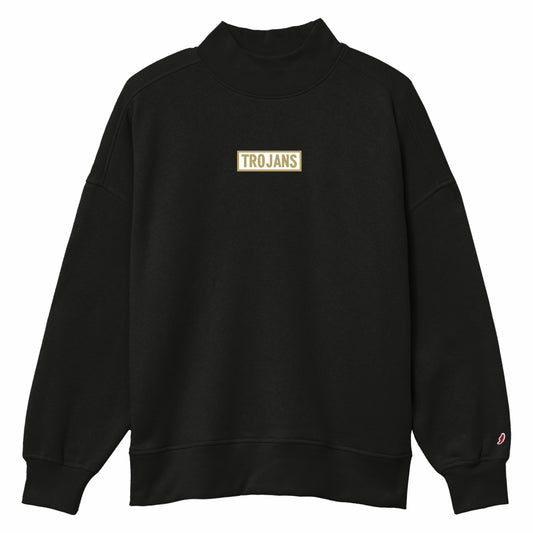 St. Jude Embroidered Mockneck Trojans
