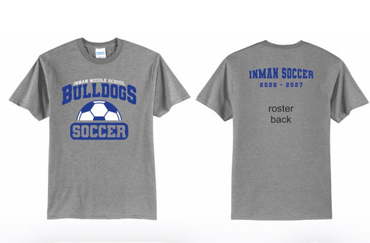 Inman Girls Soccer 2026 Short Sleeve Cotton