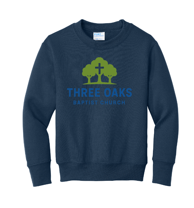 Three Oaks Baptist Toddler Crewneck Design #3