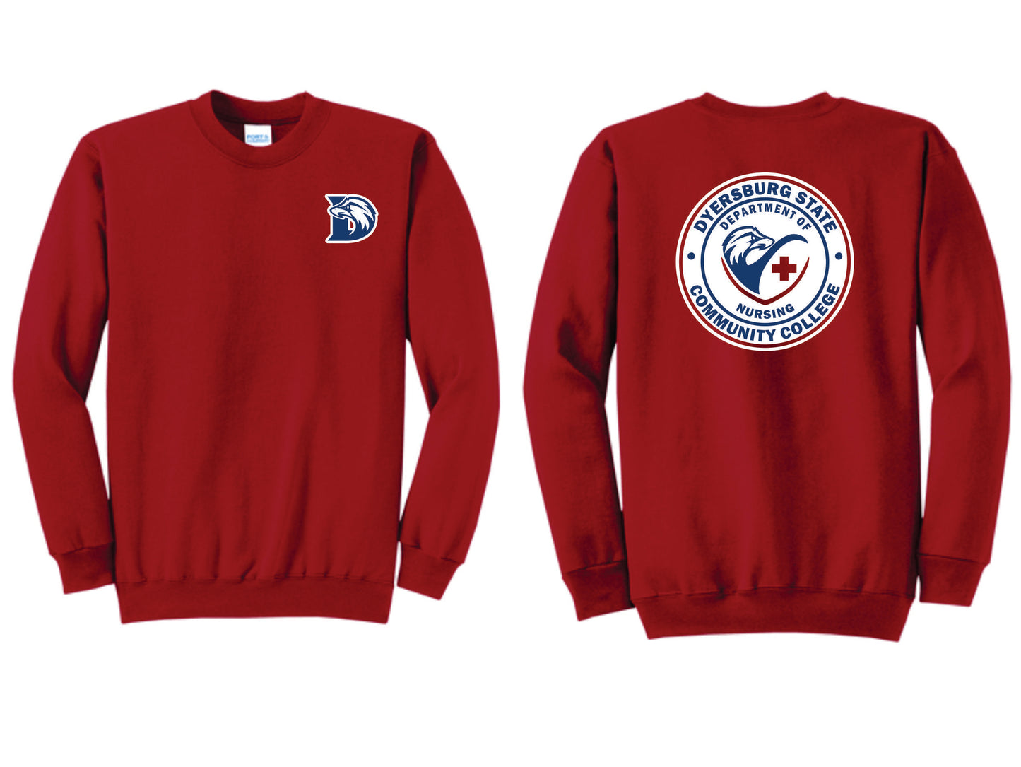 DSCC Nursing Red Sweatshirt