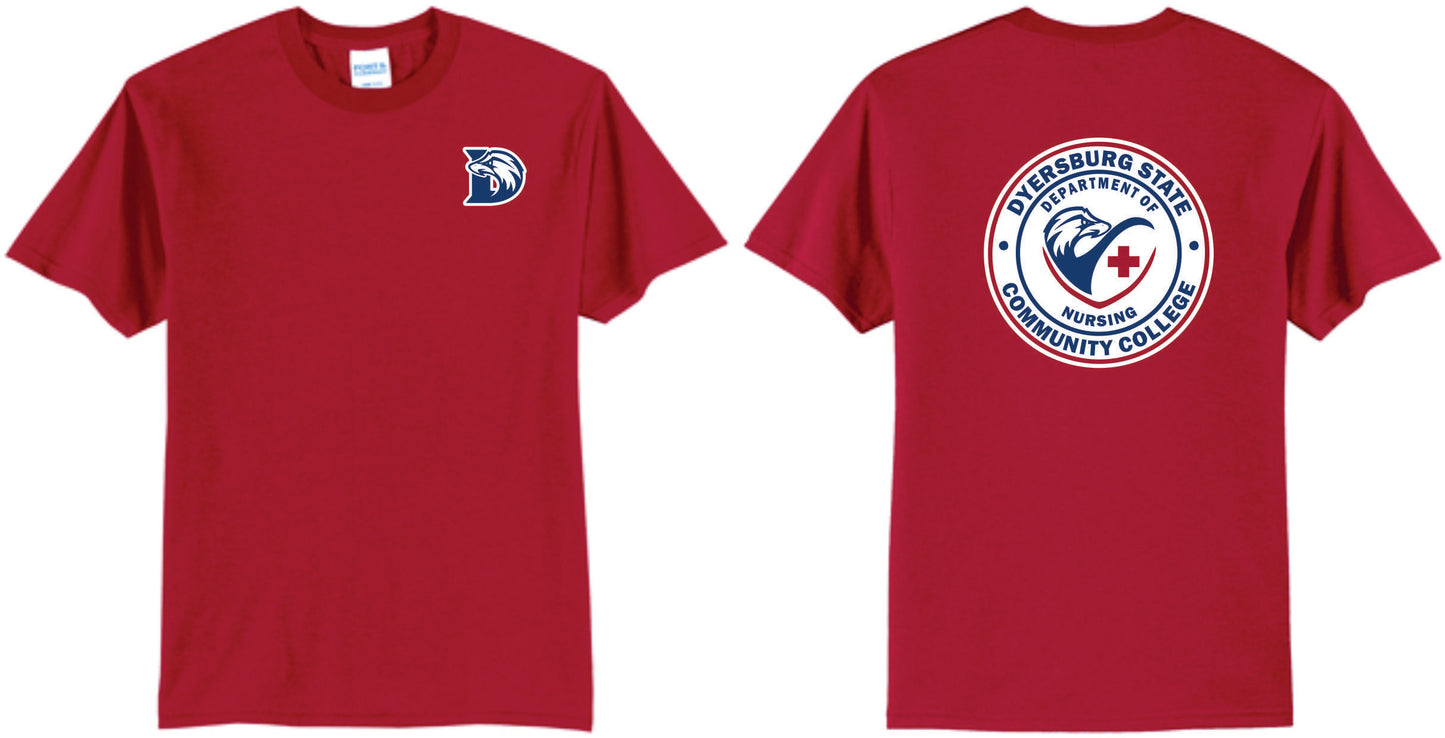 DSCC Nursing Red Short Sleeve