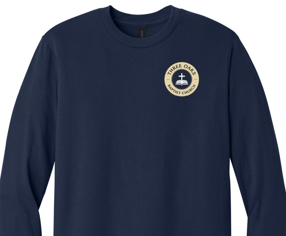 Three Oaks Baptist Church Design #1 Long Sleeve