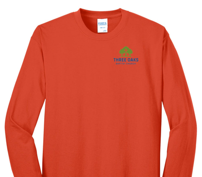 Three Oaks Baptist Church Design #3 Long Sleeve