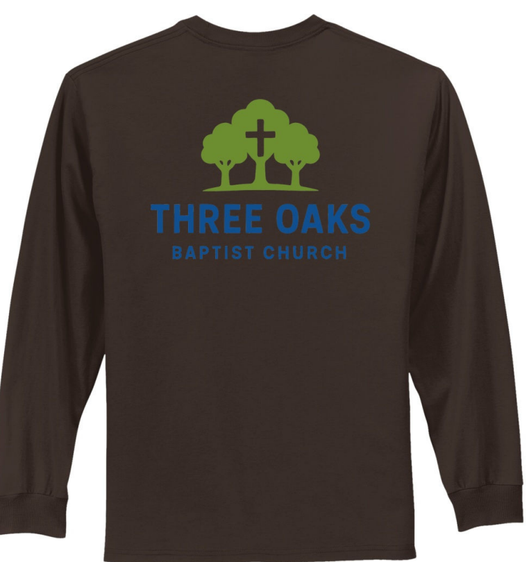 Three Oaks Baptist Church Design #3 Long Sleeve