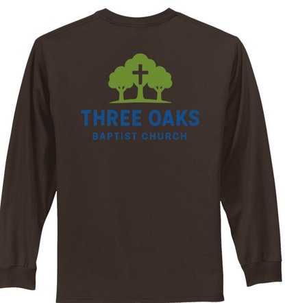 Three Oaks Baptist Church Design #3 Long Sleeve